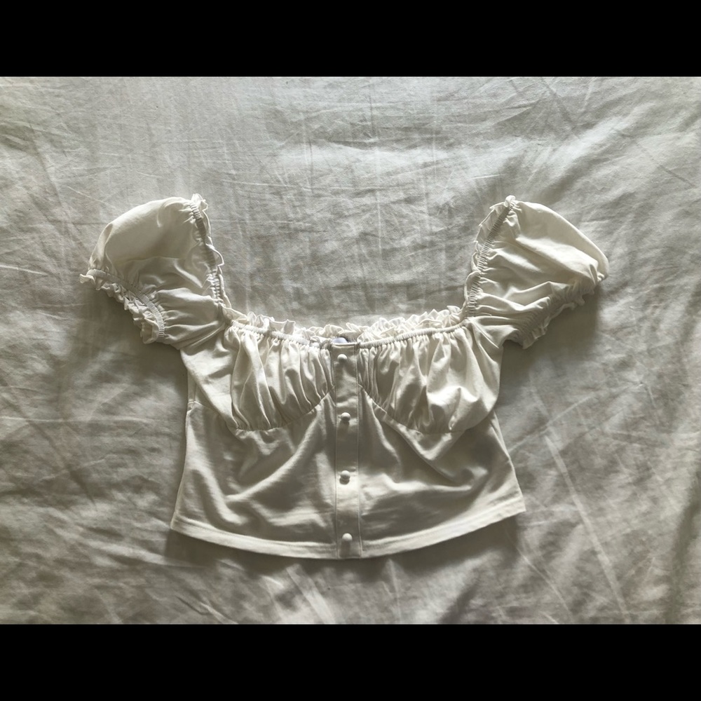 Princess Polly Gabrielle Puff Sleeve Top